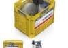 Kit complet Plug & Drain de Pedrollo avec pompe, tuyau et panier de transport jaune