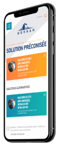 Application NORHAM - Installation RACCORDS - FLOODY