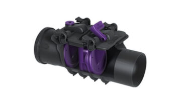 Clapets anti retour double battant a poignee verrouillable - NORHAM