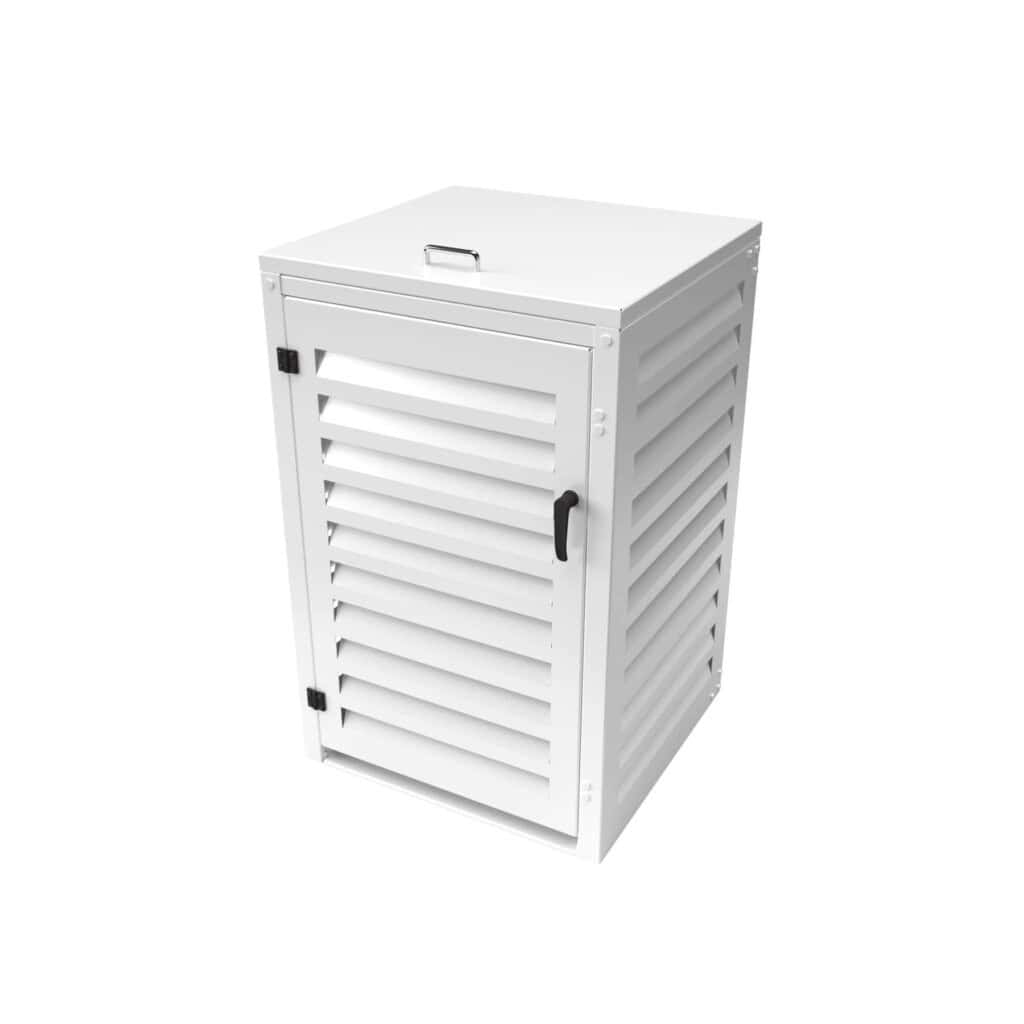 Abri poubelle Simple en Aluminium thermolaqué