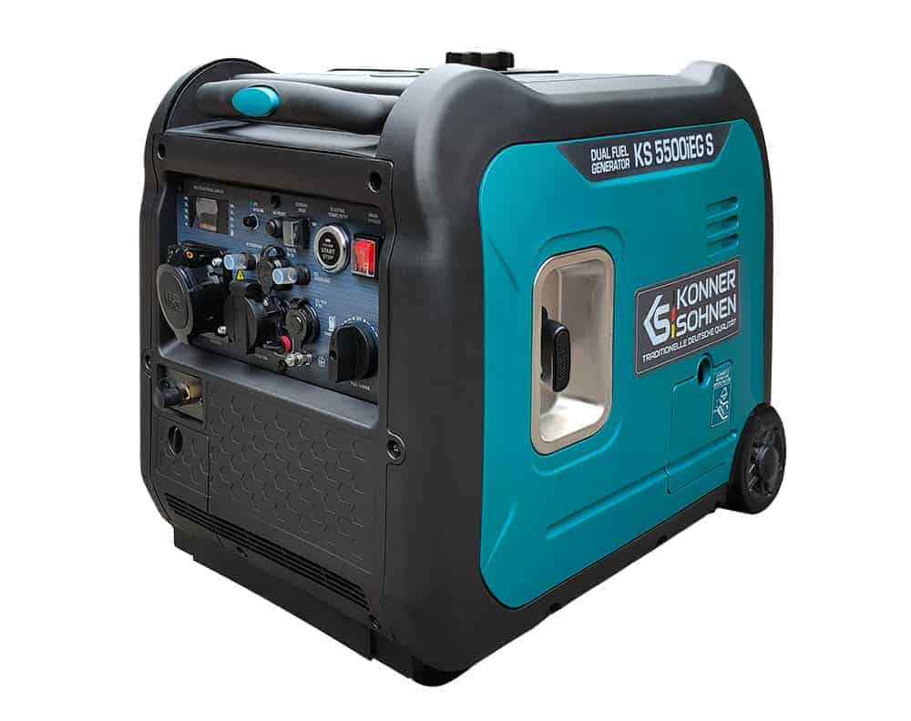 Générateur à essence-gaz de type inverter KS 5500iEG S