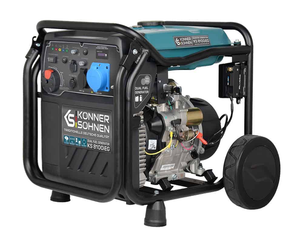 Générateur à essence-gaz de type inverter KS 8100iEG