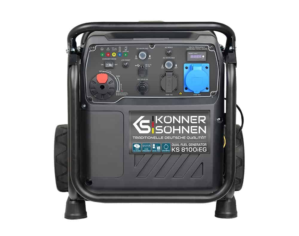 Générateur à essence-gaz de type inverter KS 8100iEG