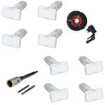Pack 8 assécheurs pose EXTERIEURE et CAVE (Traite 6.5mètres de Mur HUMIDE)