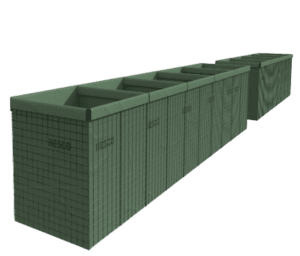 Produit Hesco - Ligne d'inondation
