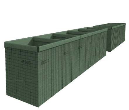 Produit Hesco - Ligne d'inondation