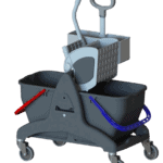 Chariot de ménage TRISTAR 30 2x15 L avec presse et bac à produit