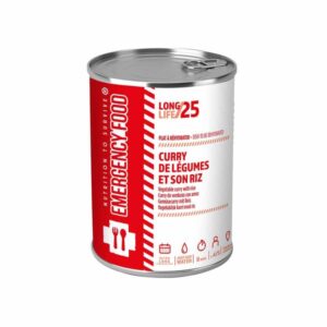 Nourriture de survie - Curry de légumes - Emergency Food