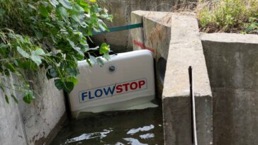 FlowStop qui protège une inondation