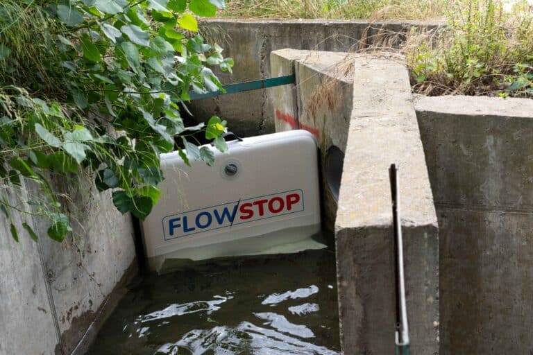FlowStop qui protège une inondation