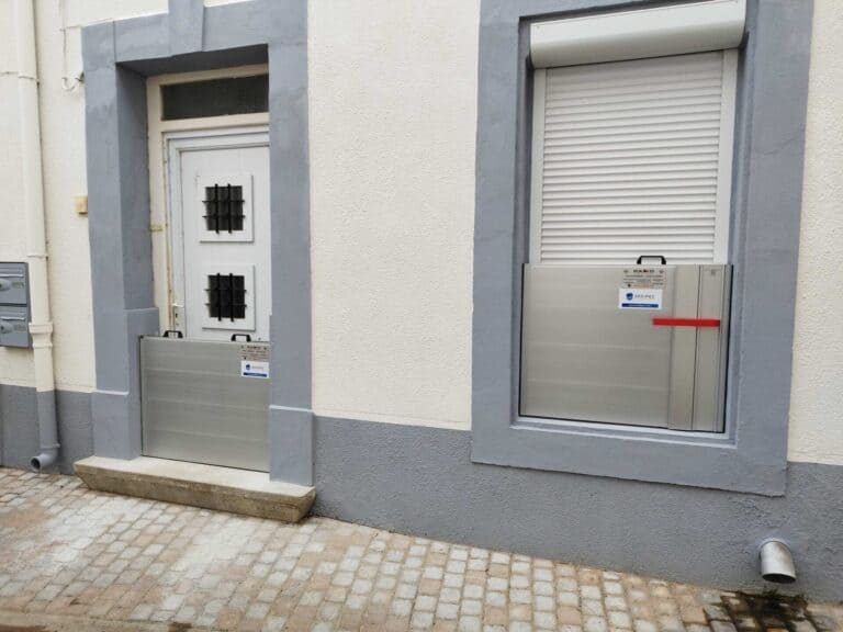 Batardeaux qui protègent une maison