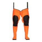 Cuissardes de sécurité Fluo avec renforts genoux