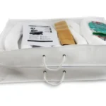 Kit d'absorbants mobile DENSORB, absorbants en sac compact et léger 50 L - hydrocarbure