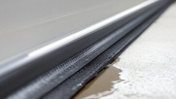 Seuil de porte de garage anti-inondation