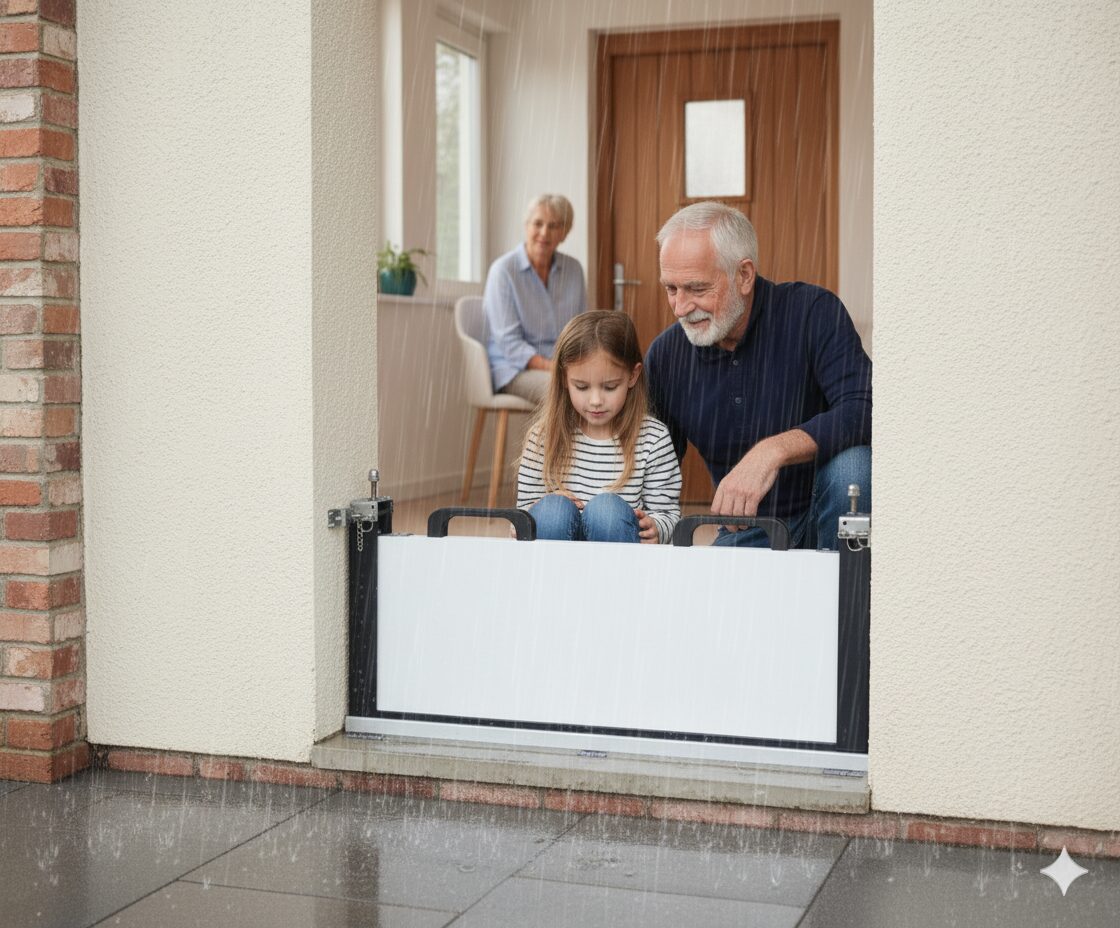 Batardeau anti-inondation pour porte d'entrée - Protection maison