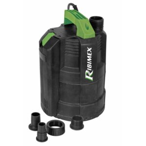 Pompe vide-cave serpillère eaux claires et de pluie 350 watts avec interrupteur,PRPVC365A,RIBIMEX