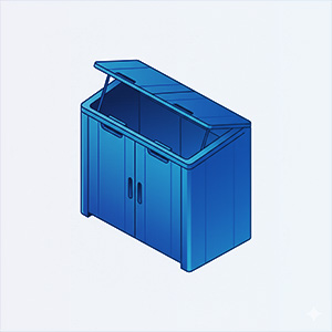 Abris pour poubelle