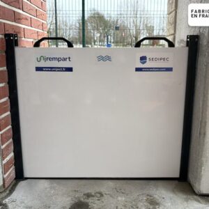 Batardeau barrière anti-inondation UNI-REMPART en composite – barrière étanche à poser