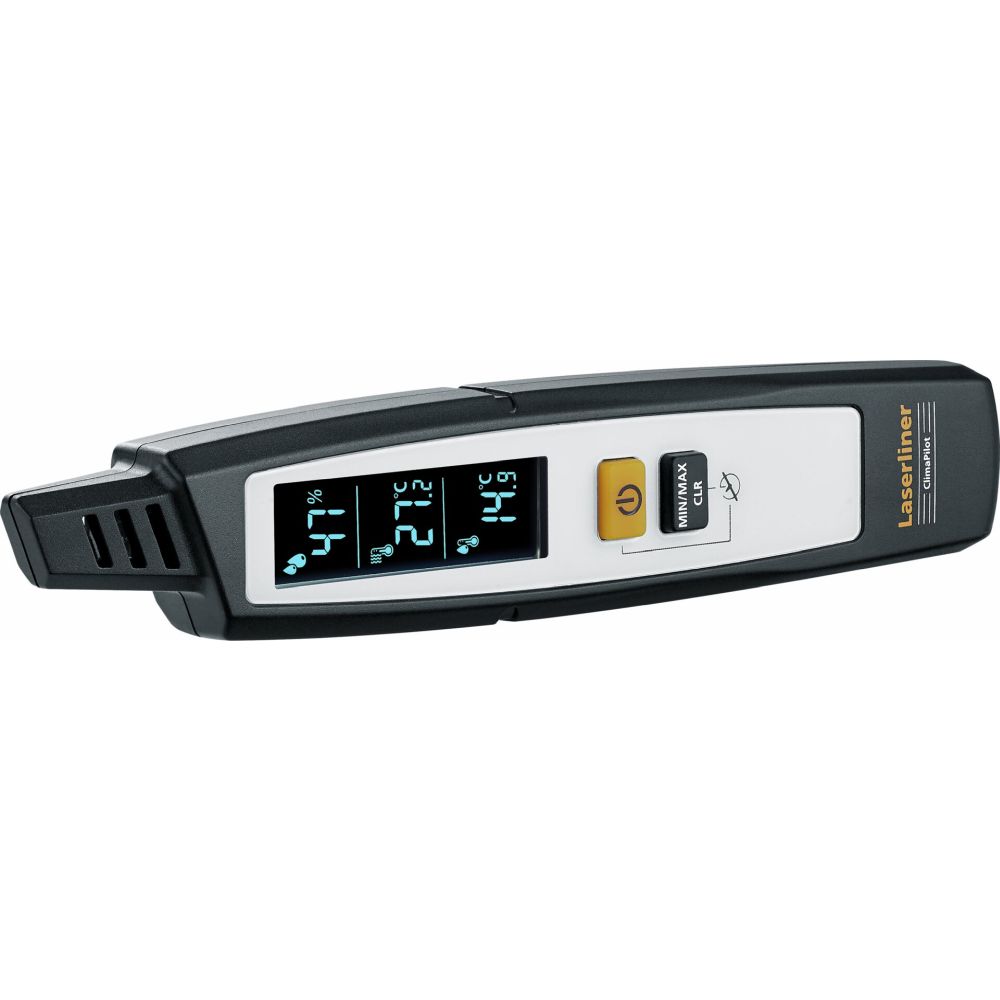 Hygromètre numérique LASERLINER ClimaPilot Plus avec point de rosée