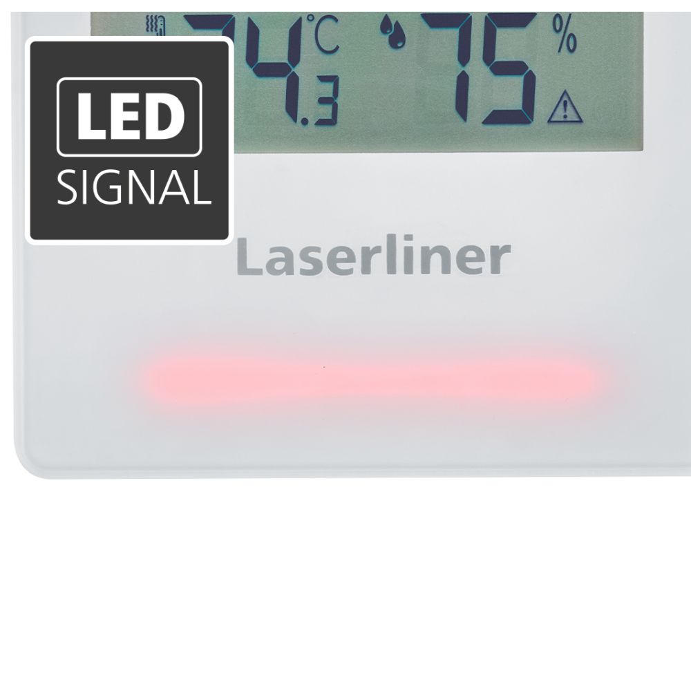 Hygromètre numérique LASERLINER ClimaHome-Check Plus avec recommandation d'aération – Image 3